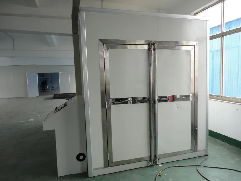 Industrial aging room manufactured by XFS Equipment