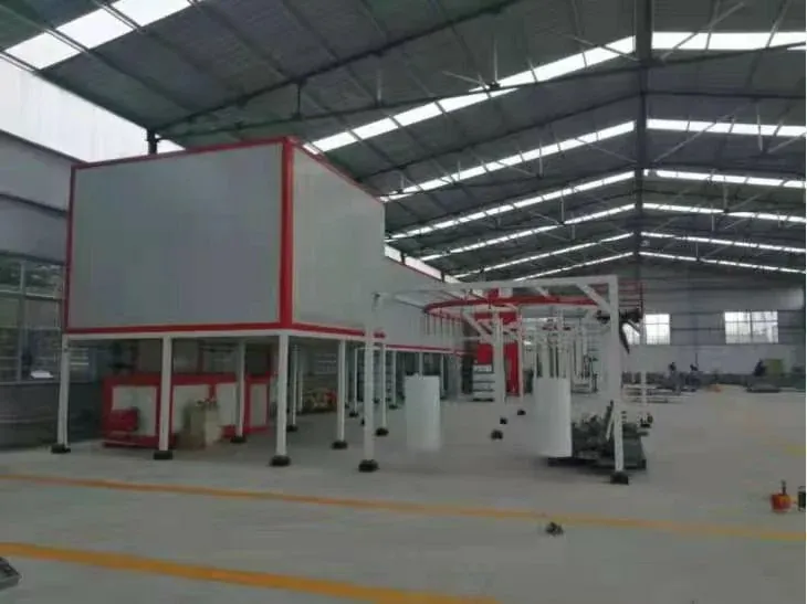 Aluminum formwork powder coating line manufactured in the XFS Equipment factory