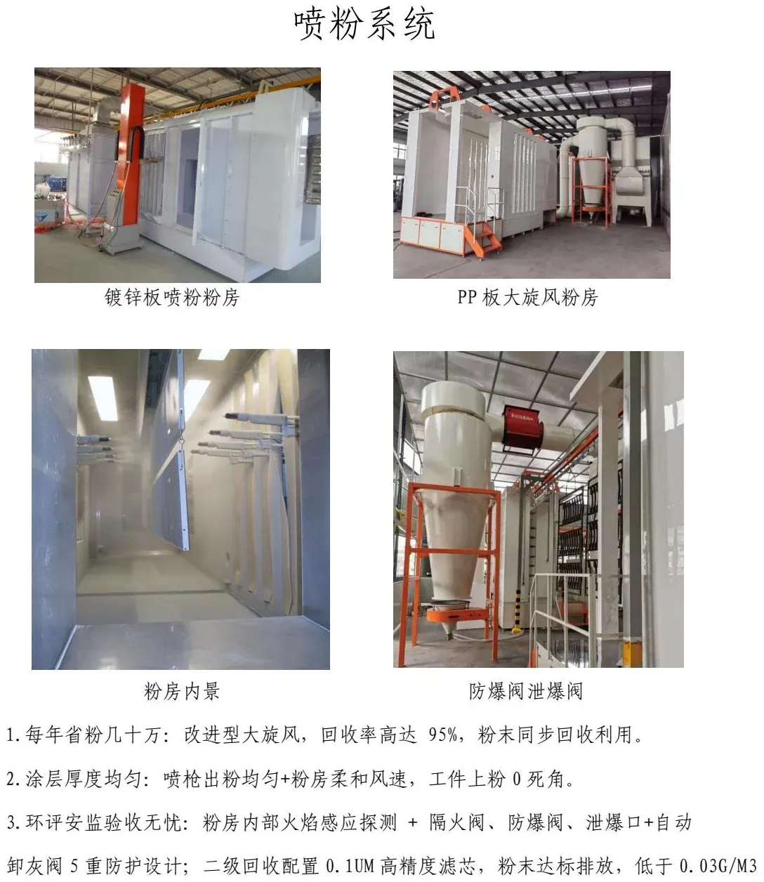 Noise-barrier panels on a powder coating production line
