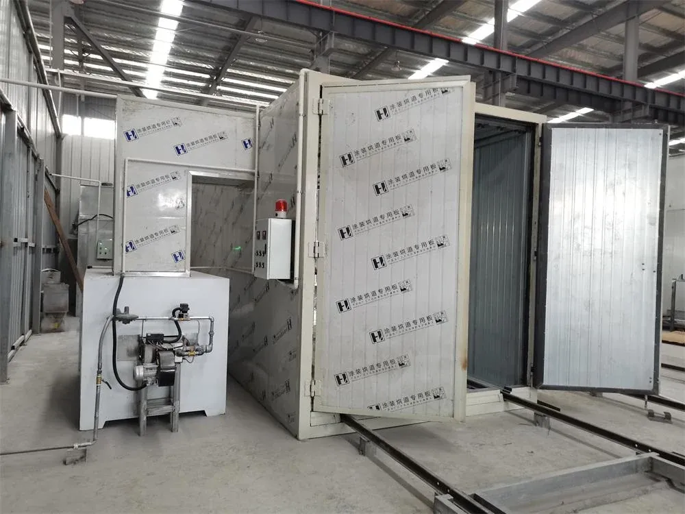 Industrial curing equipment in the XFS Equipment factory; UV systems are supplied in this product family